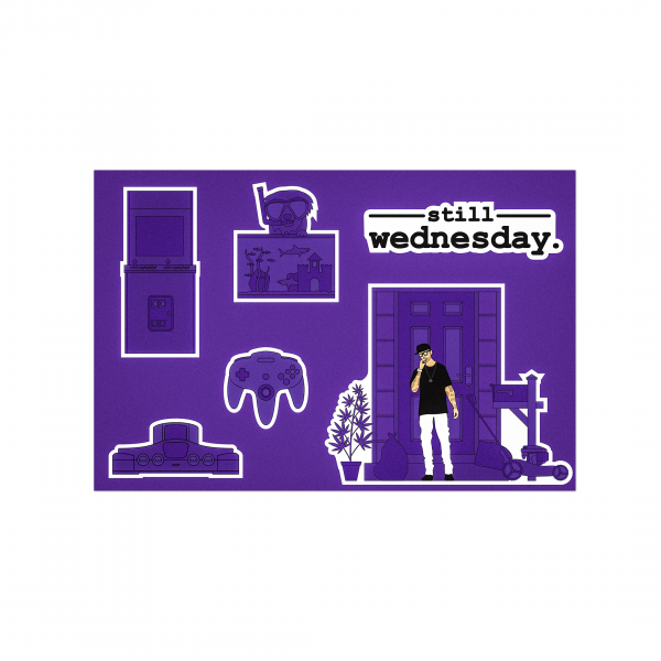 Still Wednesday Sticker Sheet