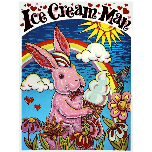 Ice Cream Man"Ice Cream Man 2011 Tour Poster" Print Ice Cream Man