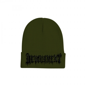 Winterhat - Green , Black - Logo