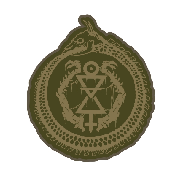 Tan Ouroboros PVC Patch