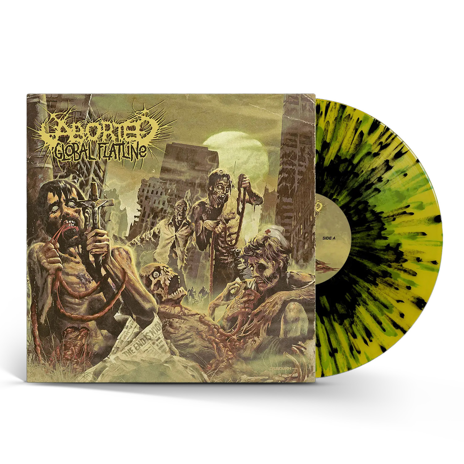 Global Flatline Splatter LP/Tee Bundle