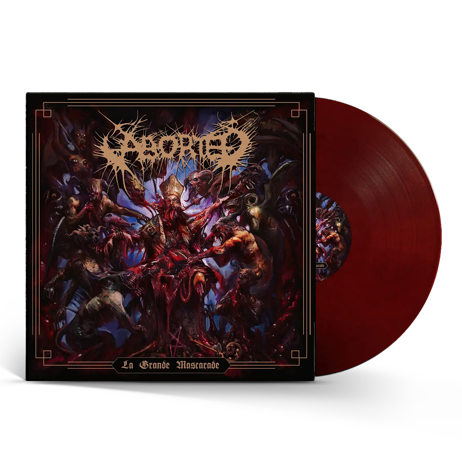 La Grande Mascarade Red/Black LP/Tee Bundle