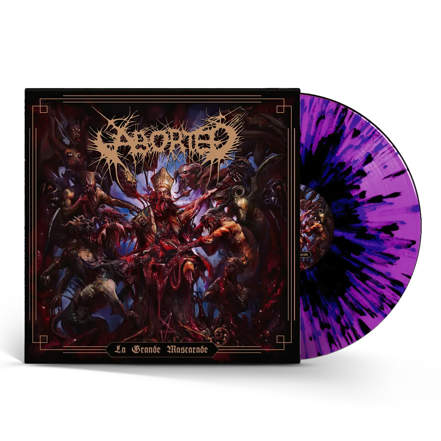 La Grande Mascarade Splatter LP/Tee Bundle