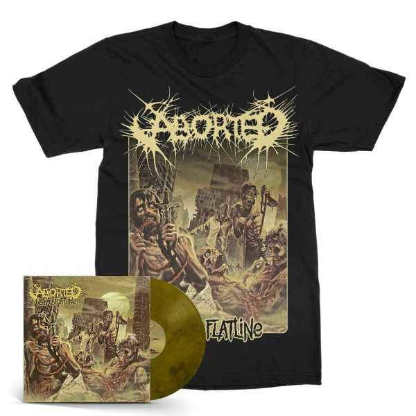 Global Flatline Marbled LP / Tee Bundle