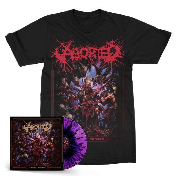 La Grande Mascarade Splatter LP/Tee Bundle