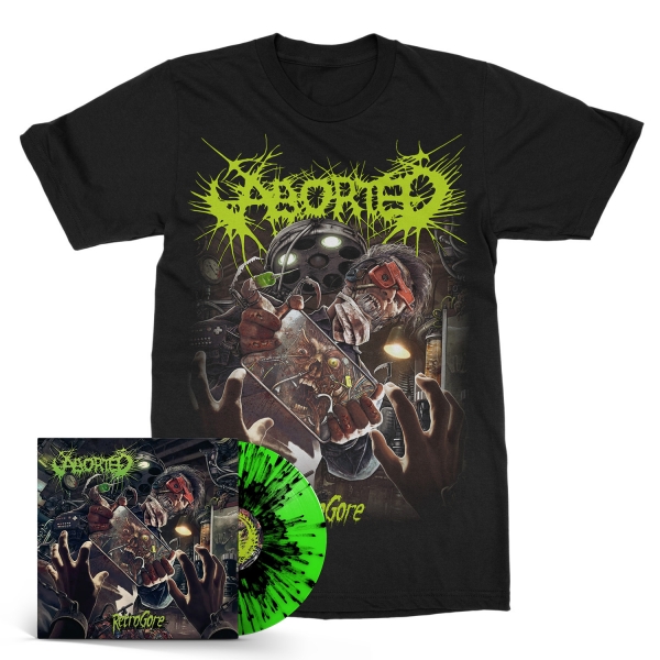 Retrogore Splatter LP/Tee Bundle