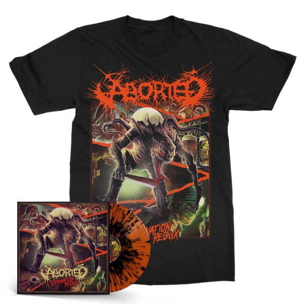 Termination Redux Splatter LP/Tee Bundle