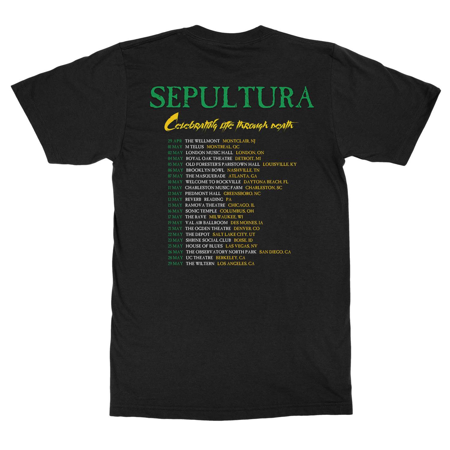 Spring 2026 North American Tour