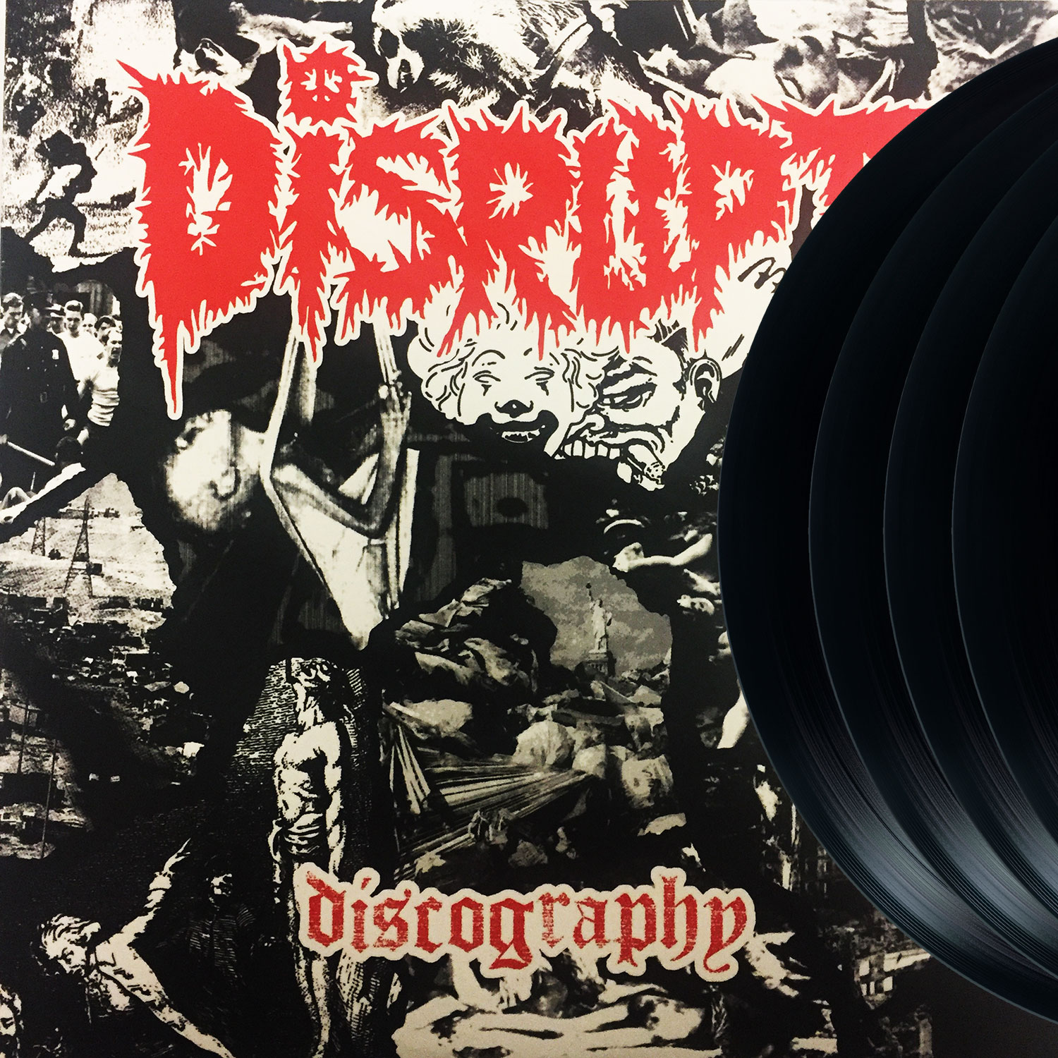 Disrupt "Discography" 4x12" Relapse Records