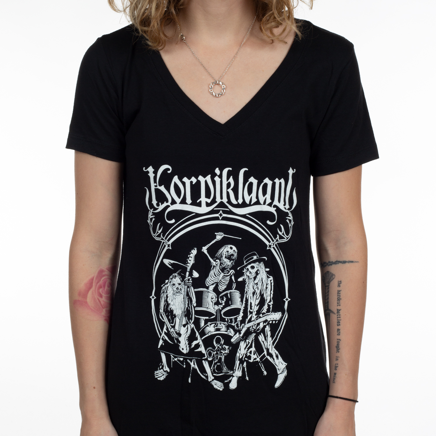 Korpiklaani Hellraiser V Neck Girls T shirt Korpiklaani